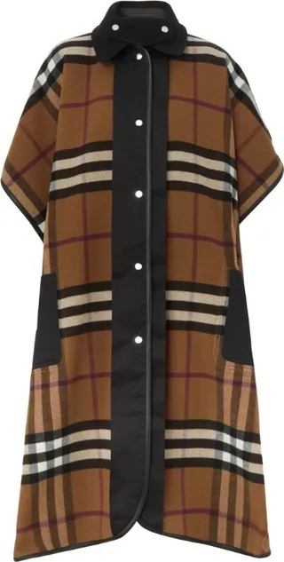 Burberry Reversible Wool Cape