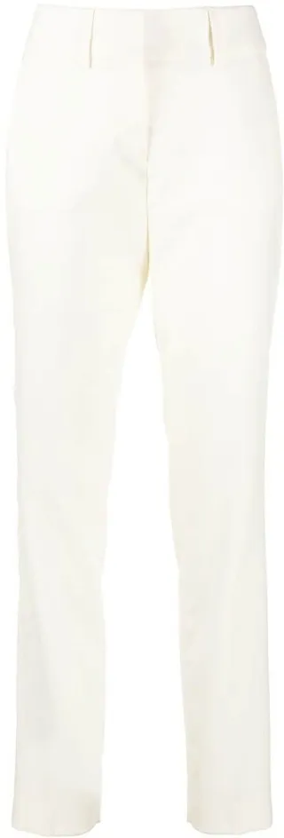 Stretch-Wool Straight-Trousers