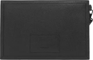 Burberry Embossed Rabbit Monogram Pouch