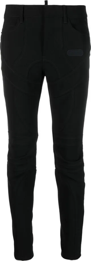 Panelled Skinny Trousers