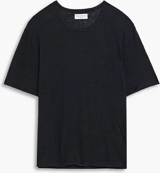 Emile linen-jersey T-shirt