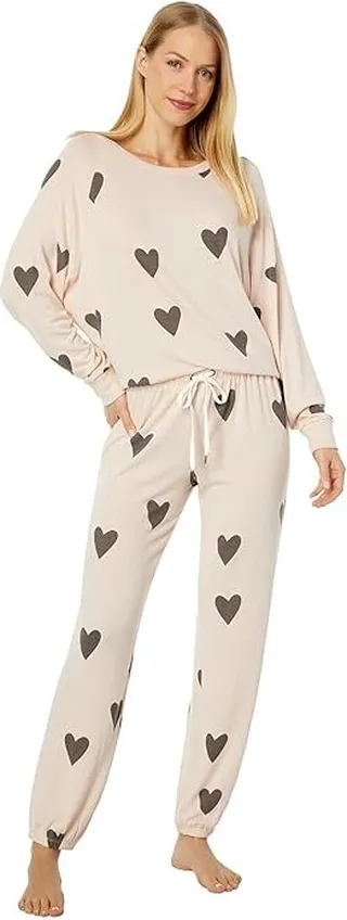 Honeydew Intimates Star Seeker Brushed Jersey Lounge Set (Fantasy) Women's Pajama Sets