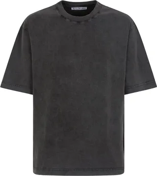 Acne Studios Logo Patch Crewneck T-Shirt