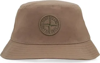 Stone Island Logo Patch Bucket Hat