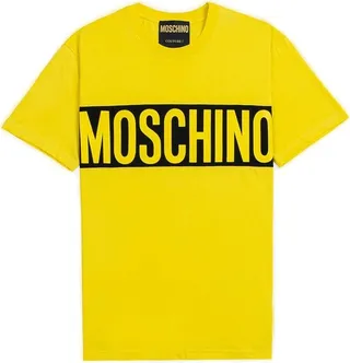 Moschino Logo Printed Crewneck T-Shirt
