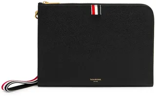 Small Pebbled Leather Wristlet