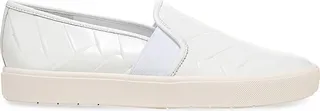 Blair Crosshatched Leather Slip-On Sneakers