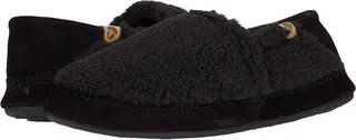 Acorn Acorn Moc II Collapsible Heel (Black Berber) Men's Slippers