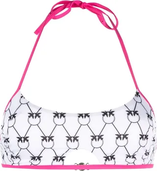 Logo-Print Tie-Fastening Bikini Top