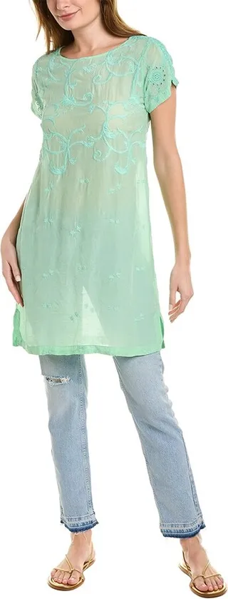 Johnny Was Chiver Ariel Linen Tunic