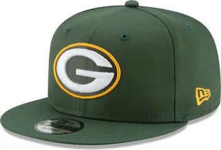 New Era Men's Green Bay Packers Basic 9FIFTY Adjustable Snapback Cap