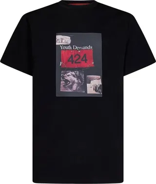 424 Graphic Printed Crewneck T-Shirt