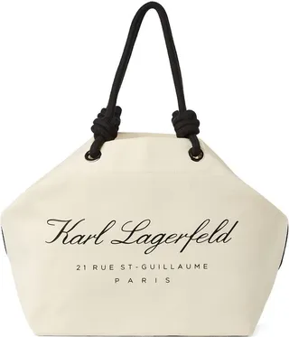 Hotel Karl beach tote bag