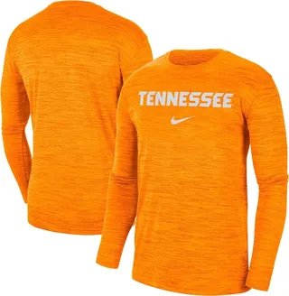 Men's Nike Tennessee Orange Tennessee Volunteers Team Velocity Performance Long Sleeve T-shirt