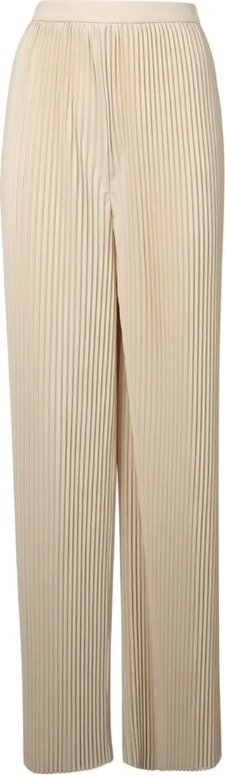 High-waist Pleated Trousers