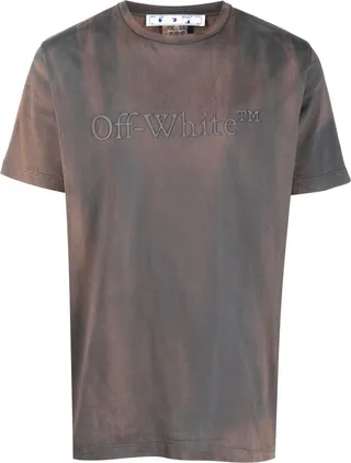 Bookish Laund gradient-effect T-shirt
