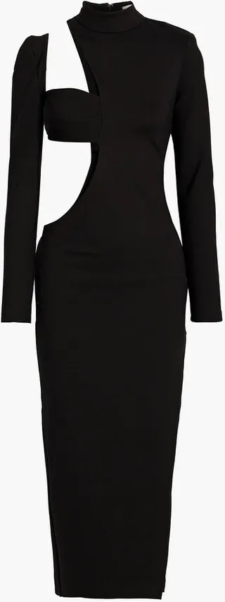 Zakela cutout cady midi dress
