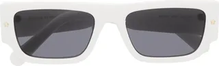 Logo-Plaque Rectangle Sunglasses