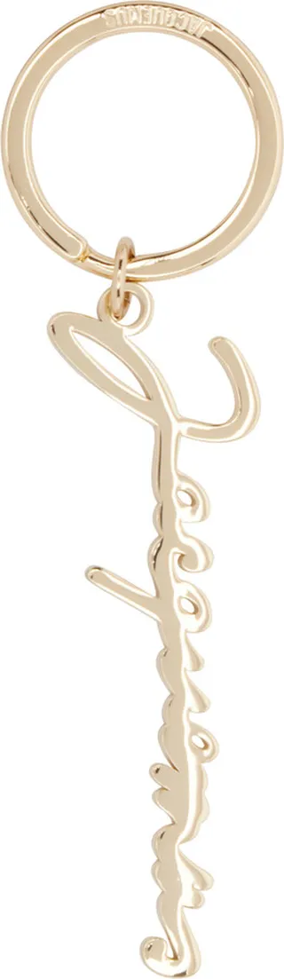 Jacquemus Gold Le Papier 'Le Porte Clés Jacquemus' Keychain
