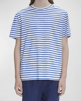 Men's Sailor Striped Cotton T-Shirt