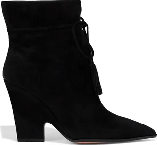 Sartonal 95 tasseled suede ankle boots