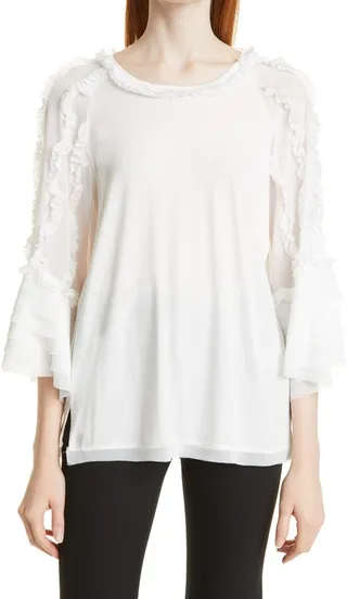 Aliza Tiered Sleeve Tunic Top