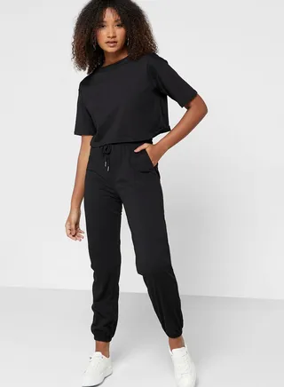 Crop T-Shirt & Joggers Set
