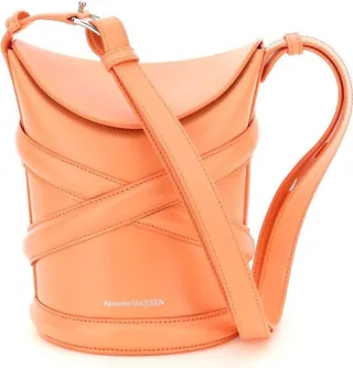 Alexander Mcqueen The Curve Small Bucket Bag