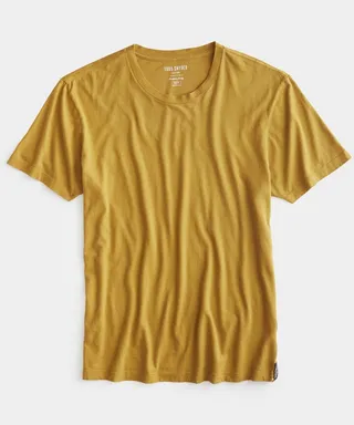 Made in L.A. Premium Jersey T-Shirt In Bitter Gold