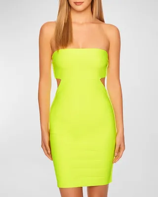 Bandage Tube Cutout Mini Dress