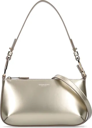 Small smooth leather shoulder bag