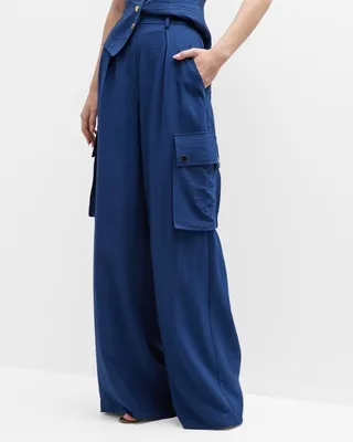 Emil Wide-Leg Relaxed Cargo Pants