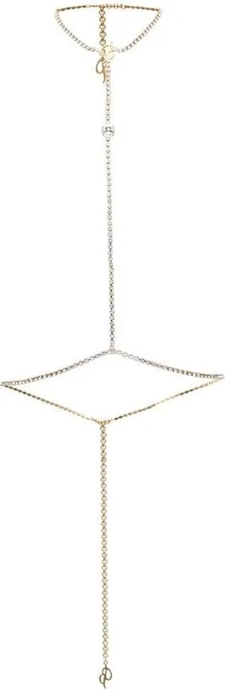 Logo-Charm Body Chain