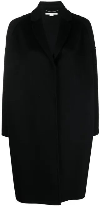 Single-Breasted Wool Coat