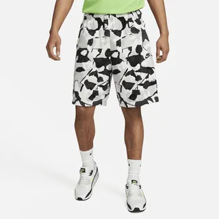 Nike Men's Club Fleece French Terry Shorts in Grey