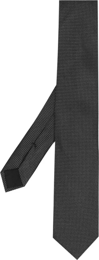 Pointed-Tip Jacquard Tie