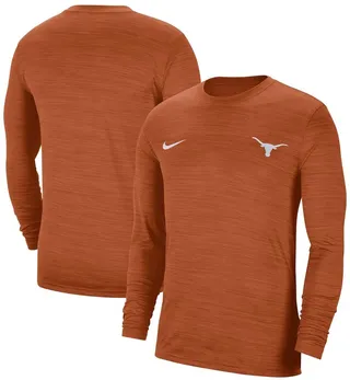 Men's Nike Texas Orange Texas Longhorns Velocity Legend Performance Long Sleeve T-shirt
