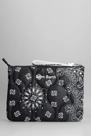 Clutch In Black Polyester