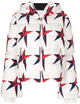 Polar Flare star-print puffer jacket