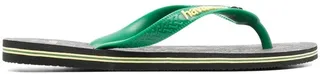 Snake-Print Thong-Strap Flip Flops