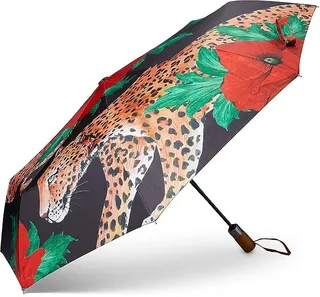 Anuschka Auto Open and Close Umbrella - 3100 (Enigmatic Leopard) Umbrella