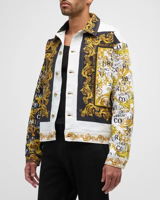 Men's Logo Couture Denim Jacket