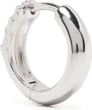 Acton 11 textured huggie hoop