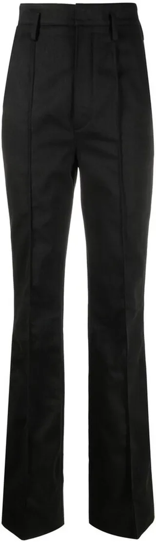 High-Waist Tailored Trousers