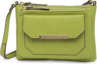 Jarson Double Zip Flap Crossbody Bag