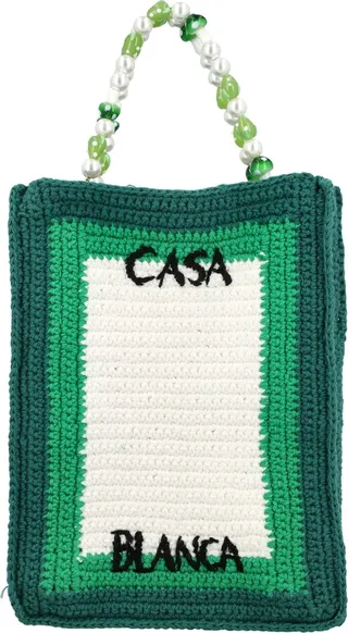 Tennis Beaded Crochet Bag