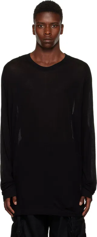 Julius Black Prism Long Sleeve T-Shirt
