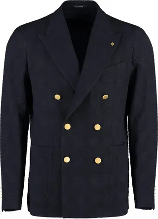 Virgin Wool Double-breasted Jacket