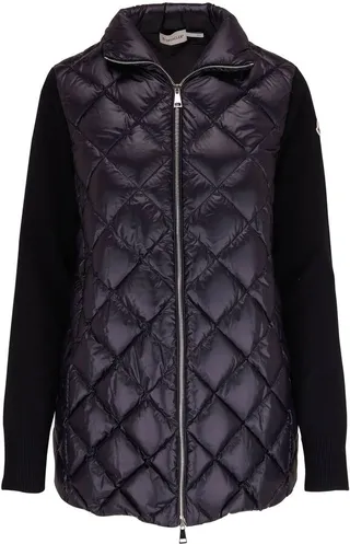 Contrast-Panel Down Parka