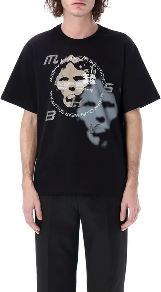 Misbhv Soundsystem Graphic-Printed Crewneck T-Shirt